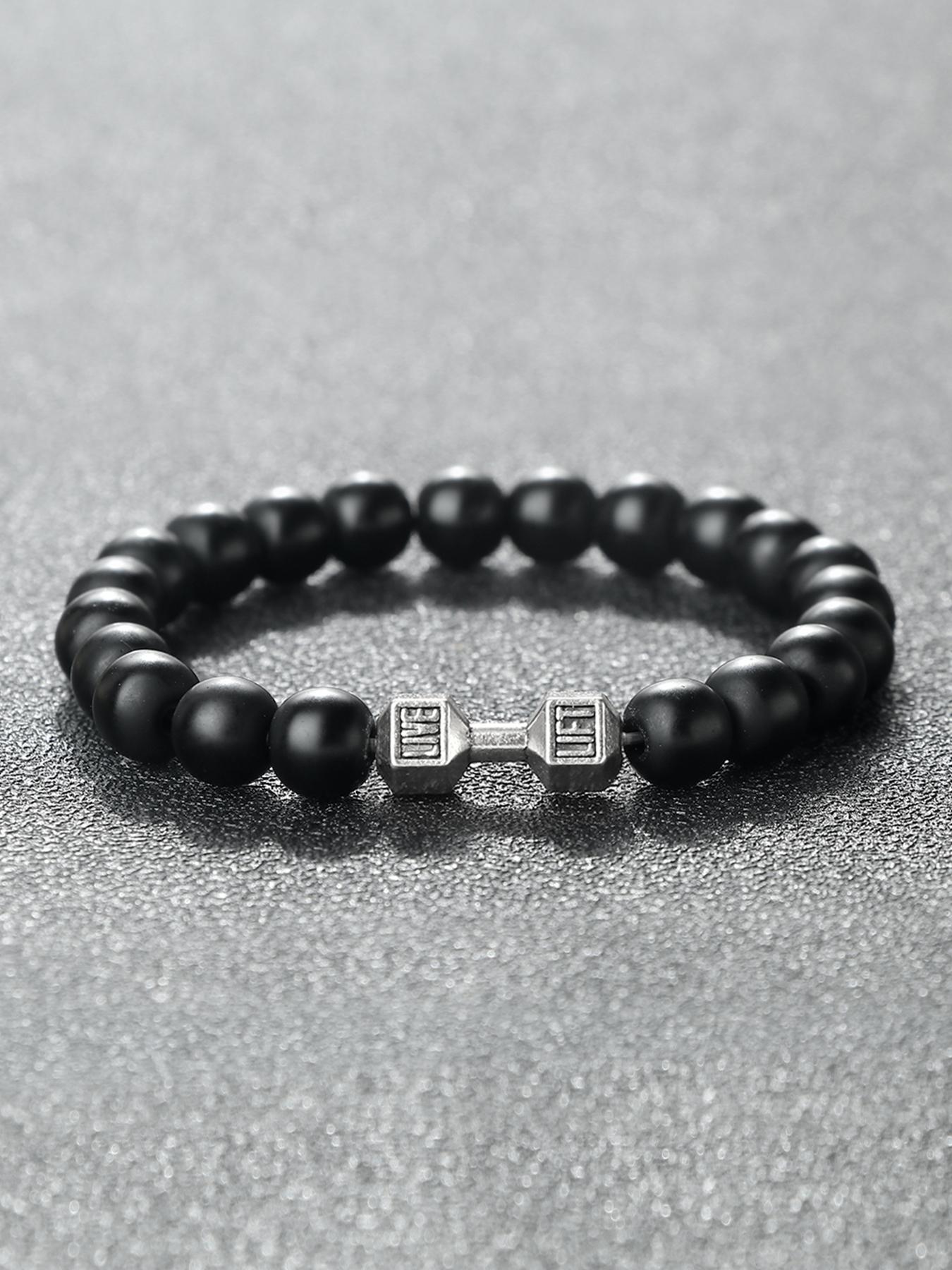 Natural Stone Beaded Bracelet, Adjustable Bracelet, Fashionable Jewelry for Women & Men, Style Bracelet for Party, Daily Clothing Decor, Trendy All-match & Exquisite Jewelry for Birthday Gift