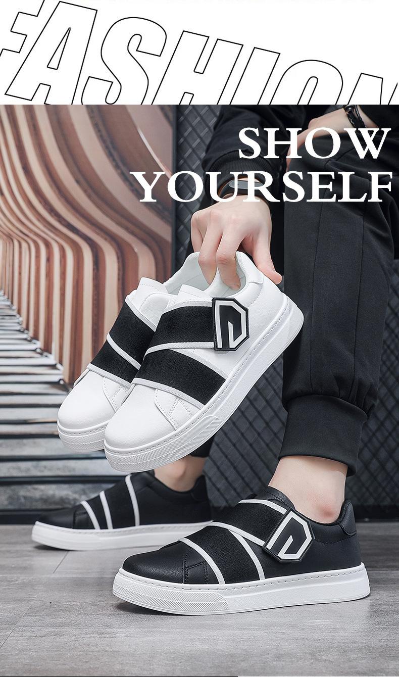 (New)Men'S Low-Top Sneakers - & Accent - Synthetic Upper, Cushioned EVA Insole - All-Season Everyday & Formal Shoes - Lightweight Rubber Outsole - Minimalist Laceless Closure - Urban Streetwear & Office Footwear - Easy-Clean Casual Shoes for Men