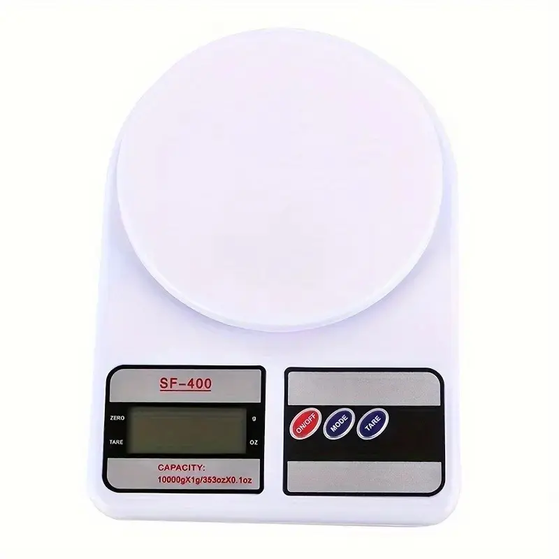 Digital Kitchen Scale, High Precision Food & Coffee Weighing, Includes Calibration Weight, Ideal for Home Use & Hobbyists