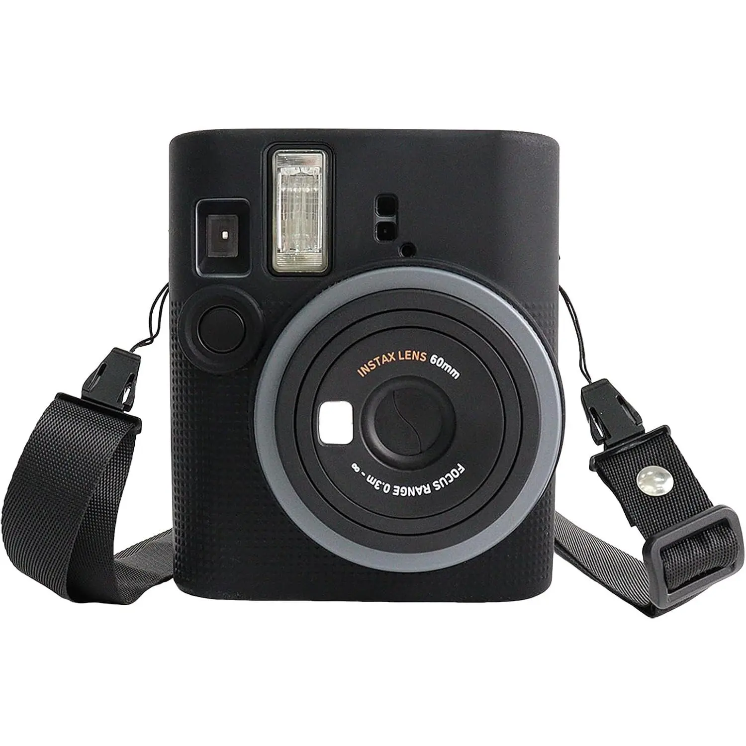 Camera Case for  instax mini 41 case, Wear-Resistant Soft Shell Protective Case Shockproof Cover Kit with  Strap