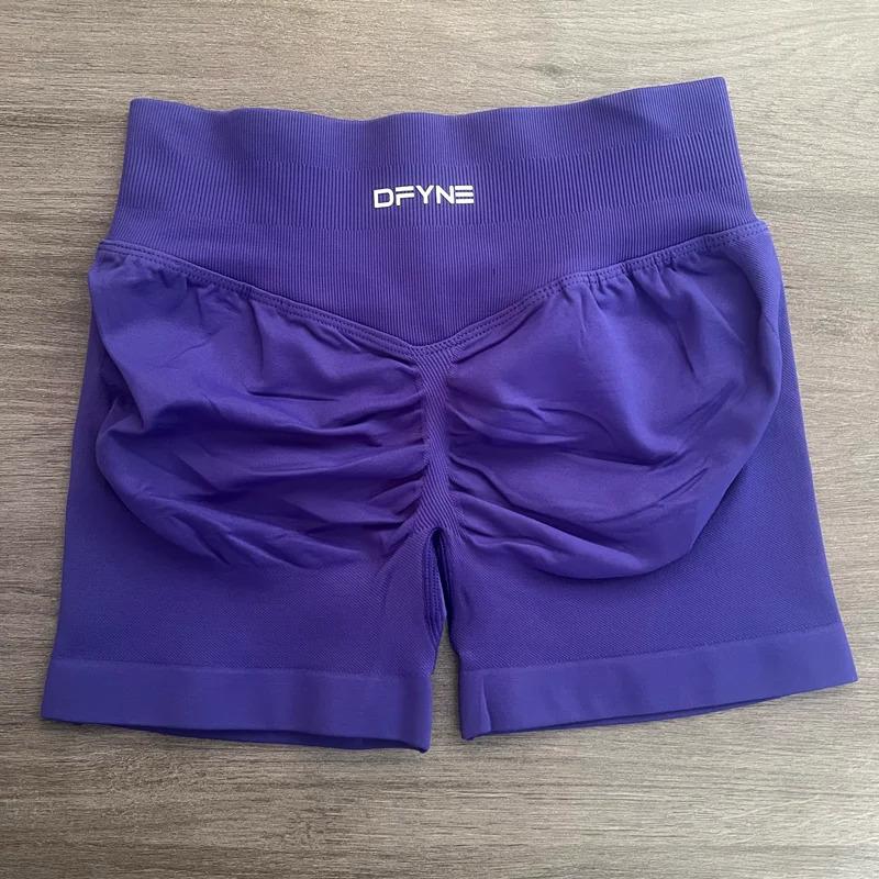 DFYNE Low-Rise Seamless Yoga Hip-Lifting Fitness Cycling Elastic Fitness Shorts