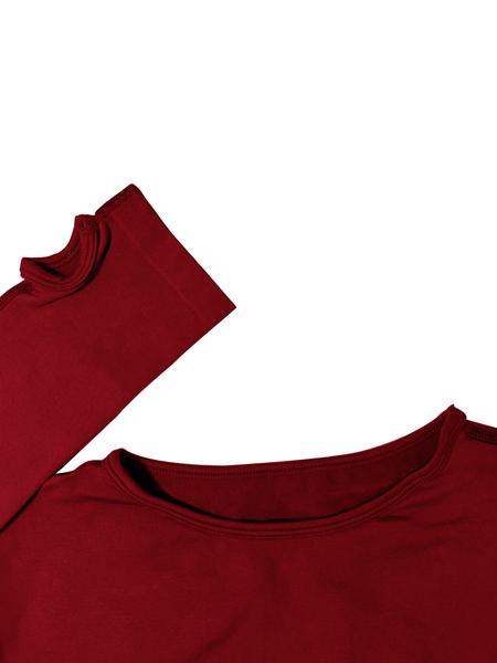 Women's Seamless Knitted Long-Sleeved Sports T-Shirt, Slim-fit, slimming, waist-cinching, Quick-drying, elastic thumb holes, Sports tight-fitting, breathable running, Yoga wear, Gym Tops, Fitness Running Tops