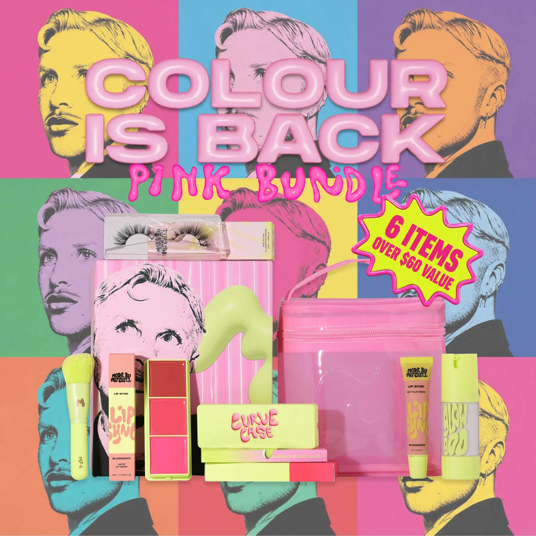 PINK TRIO BUNDLE - COLOUR IS BACK COLLECTION- MADE BY MITCHELL