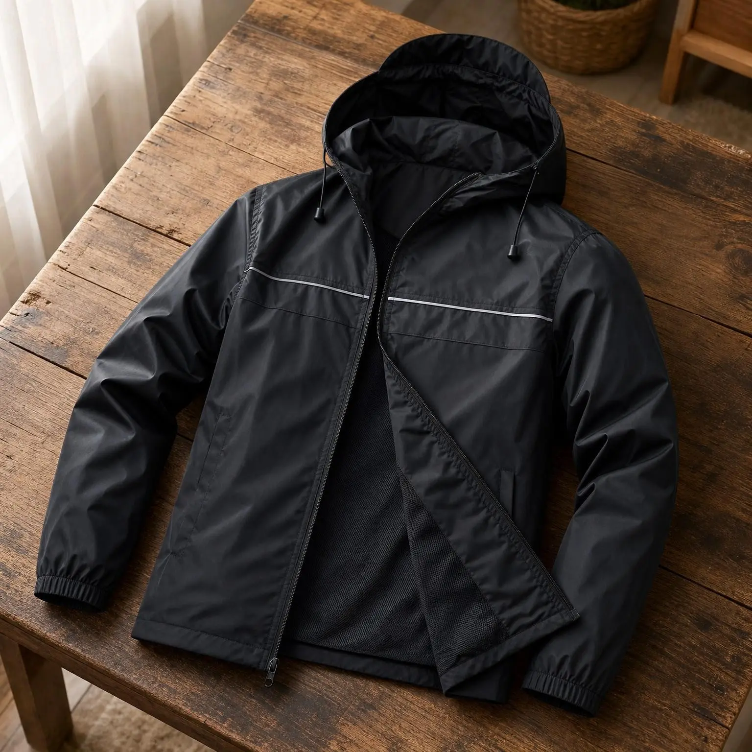 Men's Packable Lightweight Waterproof Rain Shell Hooded Jacket for Golf, Travel & HikingGift