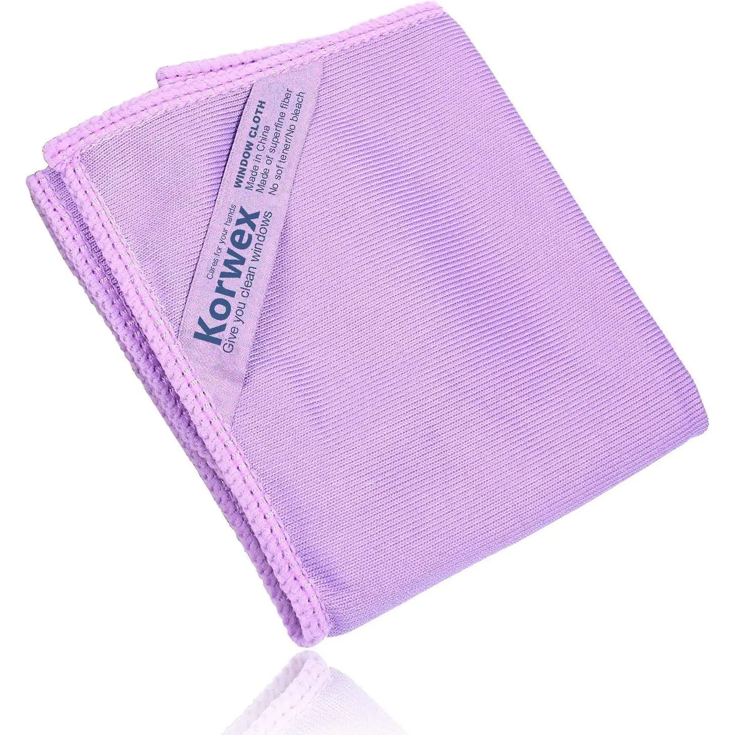 Window Cleaning Cloth, Glass Cleaning Cloth, Streaks Schatches Free. Violet,1 Pack
