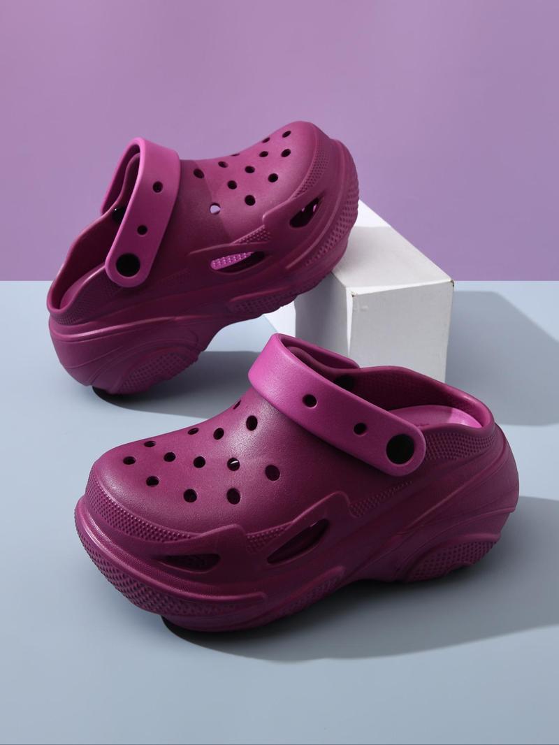 Women's Thick Sole Slides, Casual Comfortable Breathable Slippers for Summer, Non-slip Slippers for Indoor & Outdoor Wear, Walking Shoes