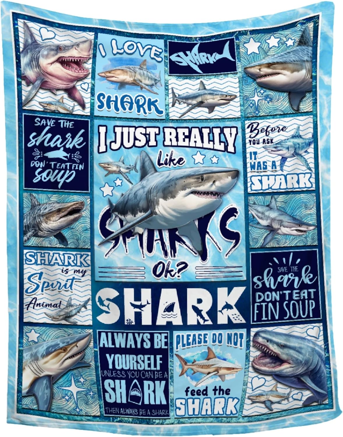 I Dive with Sharks Blanket, Scuba Diving Blanket, Scuba Diver Blanket, Dive Blanket, Snorkeling Blanket, Ocean Sport Blanket, Ocean Gifts