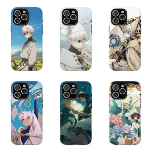 Witch Hat Atelier Qifrey Wizard Anime Phone Case Fantasy Wizard Group Anime Phone CoverCompatible for iPhone 17 16 15 14 13 12 11 and for Samsung S21-S25 Cute Gift for Manga Fans