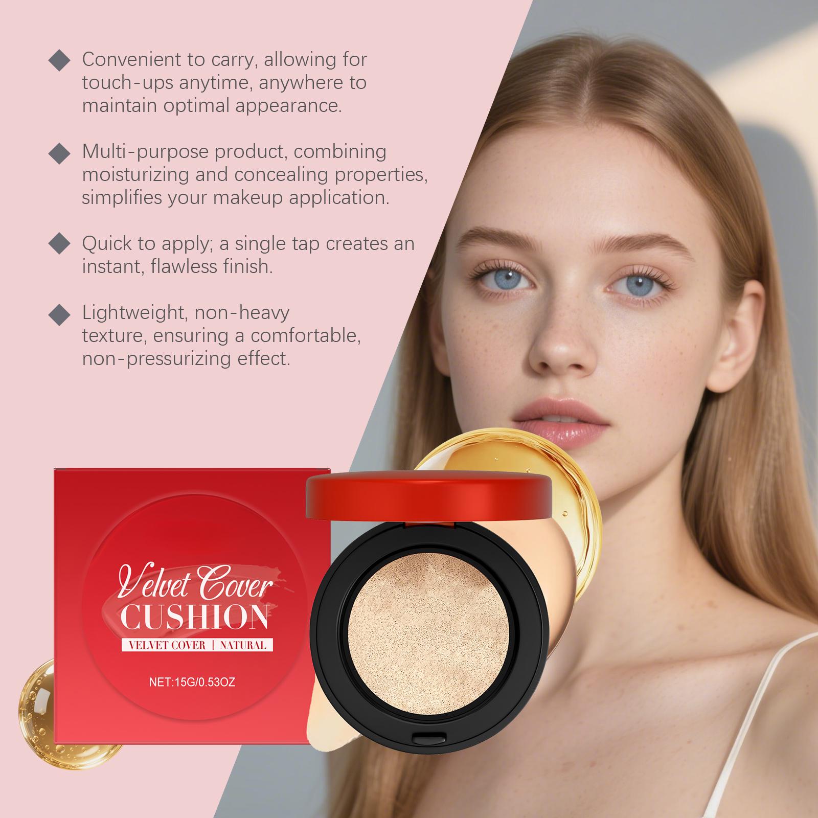 Moisturizing Concealer Cushion Natural Color Concealer Cushion Fine Texture Creates A Hydrated And Light Makeup Look
