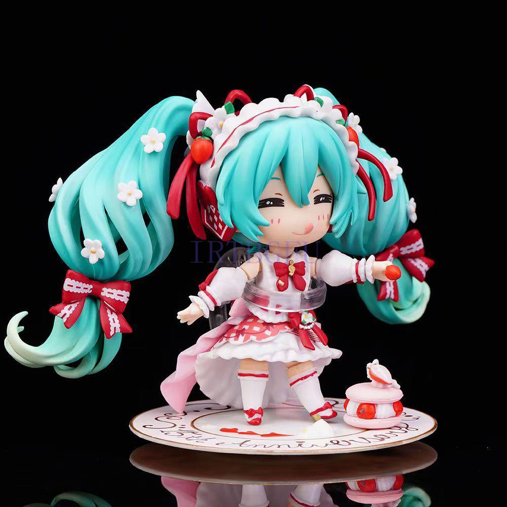 10cm GSC Vocaloid Hatsune Miku 1939 15th Anniversary Ver Q clay Japanese Anime PVC Action Figure Toy Game Collectible Model Doll