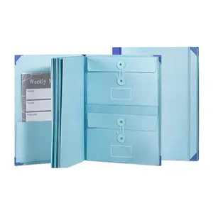 1 Count Document Organizer Folio, 2024 Important Document Binder, in Case I Go Missing Binder Folio Folders with Pockets - Accordion File Organizer for Paper, Bill, Family Important Documents Organizer for Birth Certificate, Estate Planning