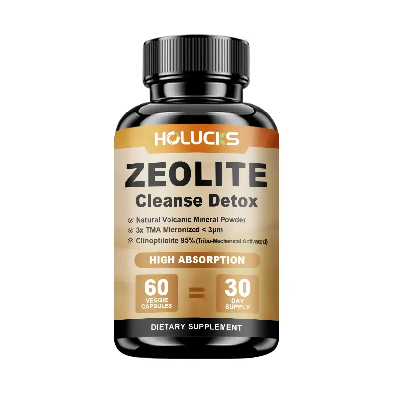 Advanced Zeolite Detox Cleanse Supplement – Activated Tribo-Mechanical Clinoptilolite Zeolite with Selenium, Alpha Lipoic Acid, Milk Thistle, Shilajit, Natural Full Body Detoxification Support, High Absorption Vegan Capsules