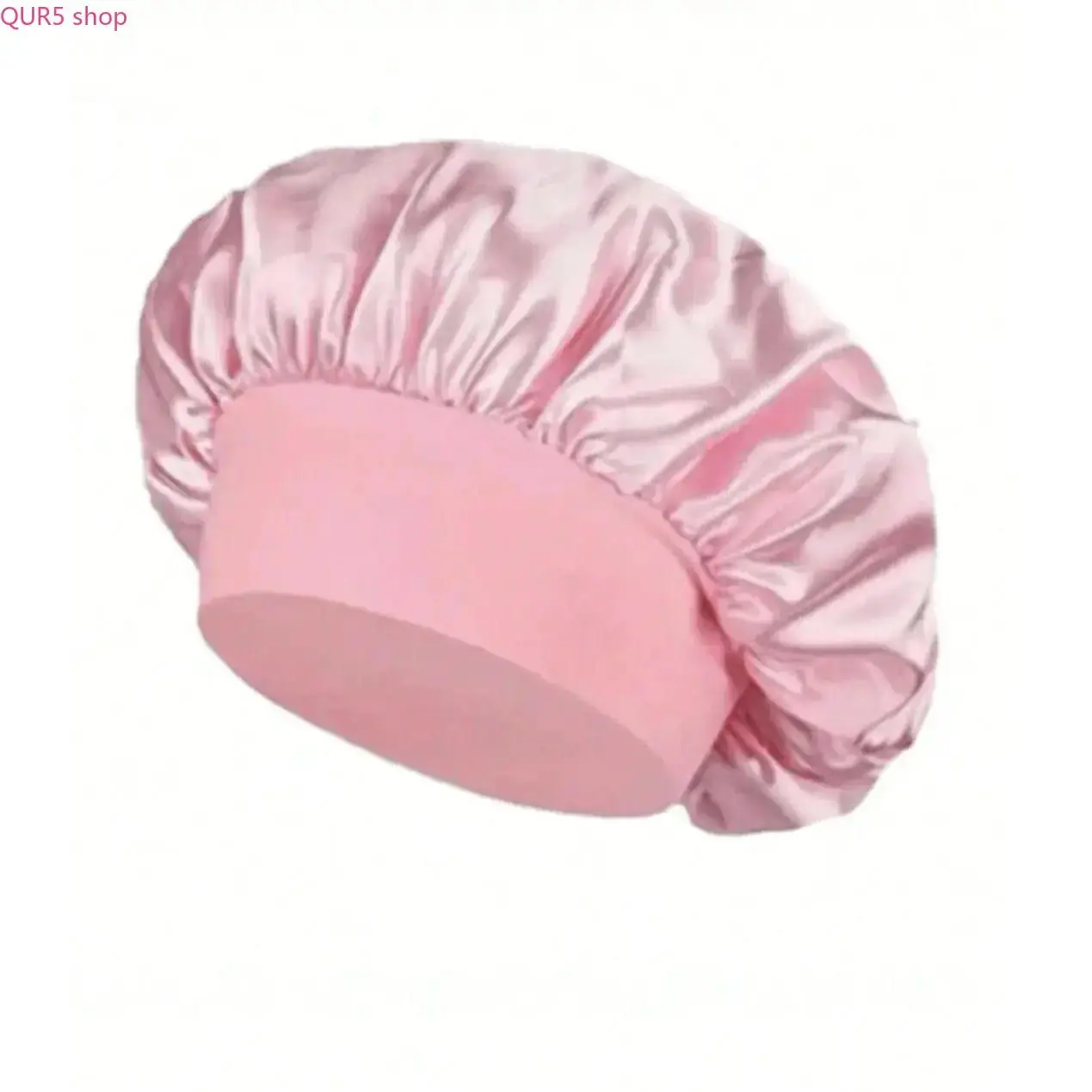 2 Pack Luxury Silk Satin Sleep Caps, Women Wide Brim High Elastic Charmeuse Hair Care Bonnets, Soft Protective Head Cover Ideal For Curly Hair Nighttime Rest And Daily Hair Maintenance