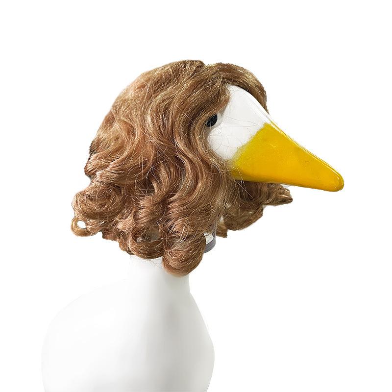 Best-selling handmade crocheted American-style goose wig hat, cute decorative hat, wig headgear Gold Plated Custom Dog Collar portable pu leather tag Reversible Fall Dog Bandanas Breathable Scarf Pumpkin Ghost Pink Candycorn Pet Pattern Set shoes