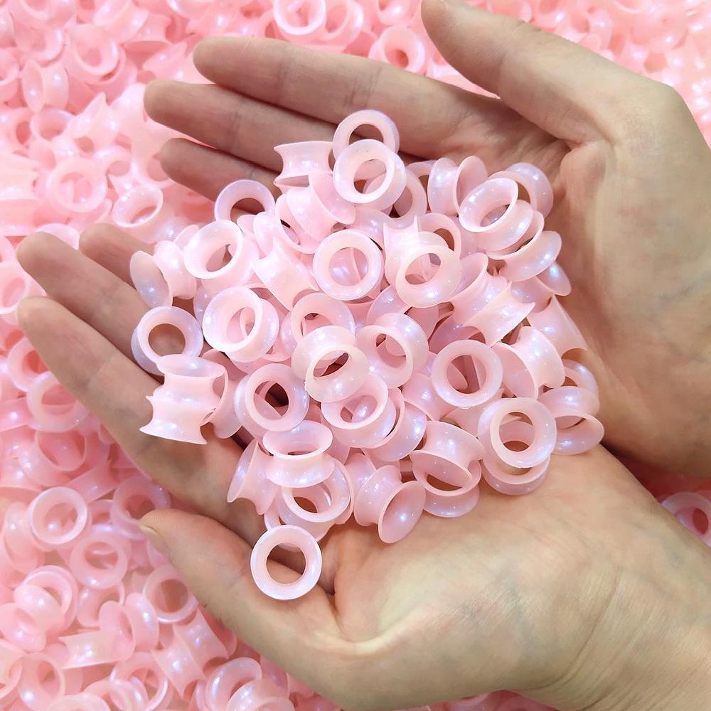 12 Pairs Silicone Ear Gauges, Double Flared Hollow Ear Plugs, Flexible Piercing Jewelry for Ears, Stretching Kit for Men Women