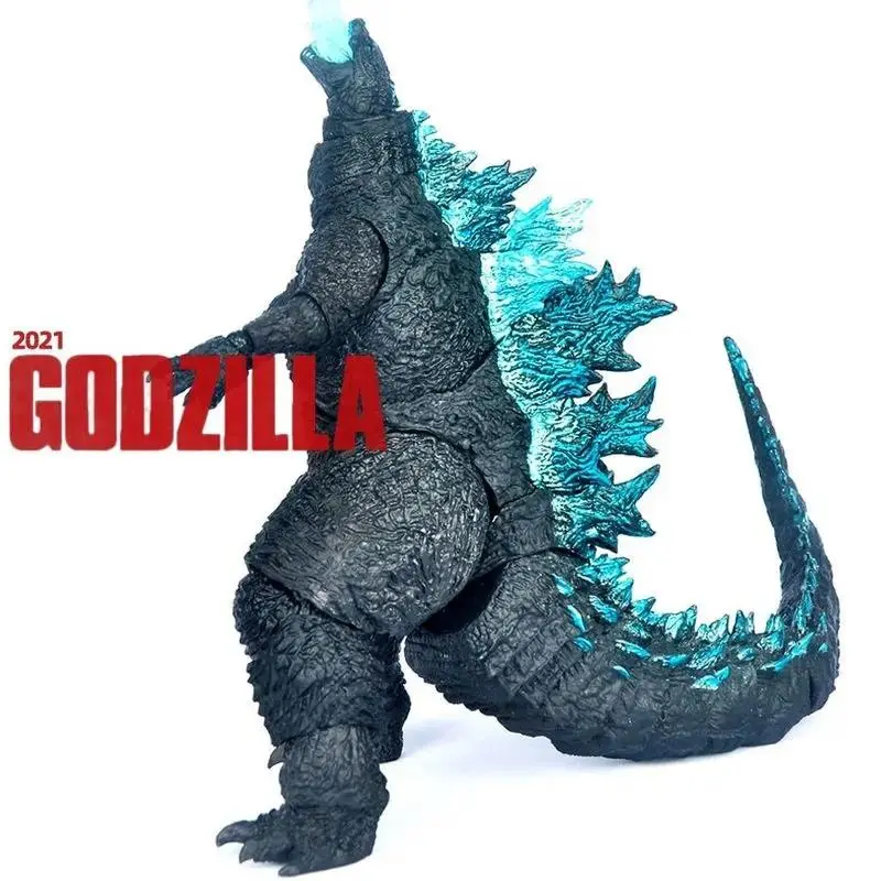 Godzilla Figure 2021 Movie SHM Edition Monster Godzilla Articulated Figurine Anime Action Figuras 16cm Model Toys Ornament Gift
