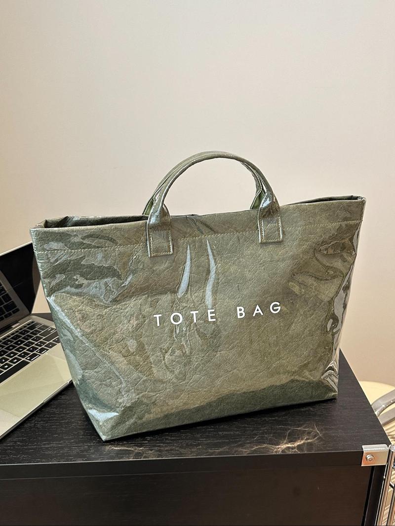 Large Capacity tote bag Handbag for Women, Casual Trendy Versatile High-quality Daily Commuting Bag, Fashionable Shopping Bag