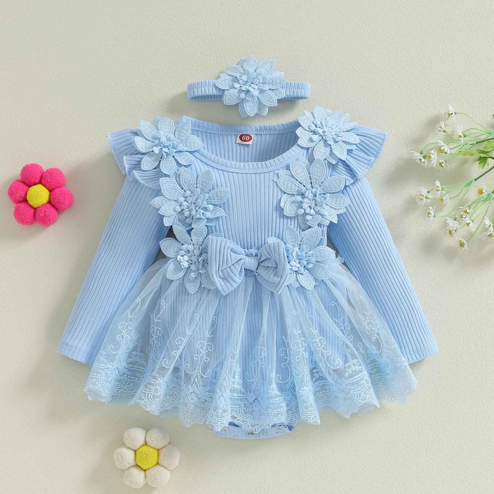 fall dresses for baby Baby Girl Thanksgiving Dress – Soft Cotton Fall Outfit main image 1