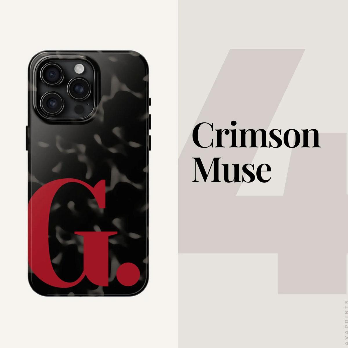 Tortoise Shell Custom Initials Phone Case, Phone Accessories, Cute Phone Case, Fashion Case, Perfect Gift for Her/Him, Phone Case for iPhone, Creative Dual Layer Case