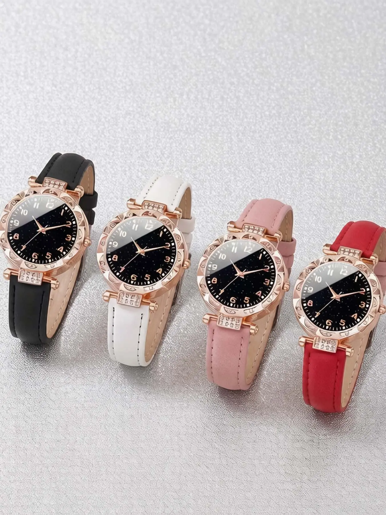 Women's Fashion Round Dial Analog Quartz Watch, Modern Wristwatch, without Box, Fashion Watch Set for Party, Daily Decor, Birthday Gift, Stylish Watch, Casual Analog Watch, Round Face Watch, Fashionable Watches