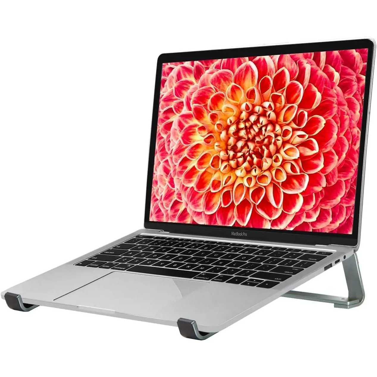 Laptop Stand for Desk -    Stand,Laptop Riser, Cooling Laptop Holder, Compatible with MacBook Air Pro////Alienware and 13-17 inches Laptops, Blue Grey