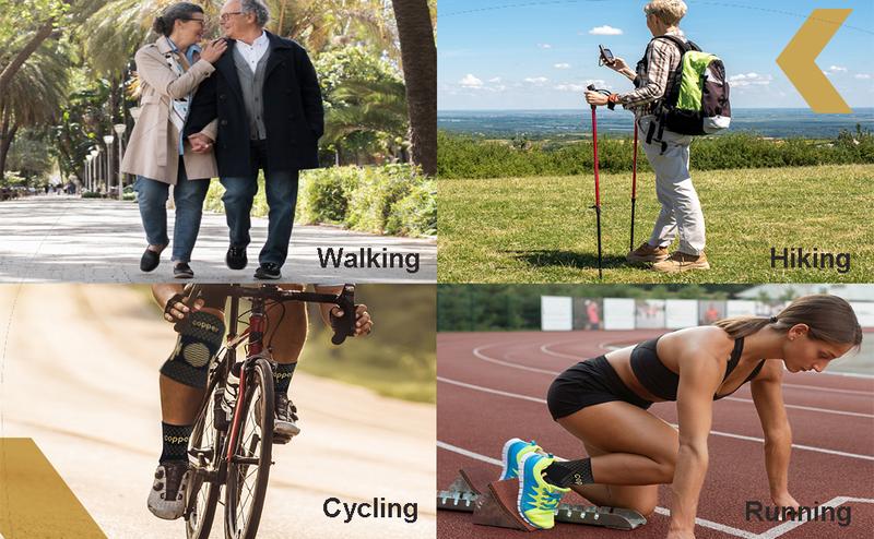 UGEM Copper Knee Braces for Knee Pain Women & Men 2 Pack Compression Sleeve Best Support for Arthritis Pain Meniscus Tear Running Weightlifting Working Out ACL MCL Knee Pain Relief