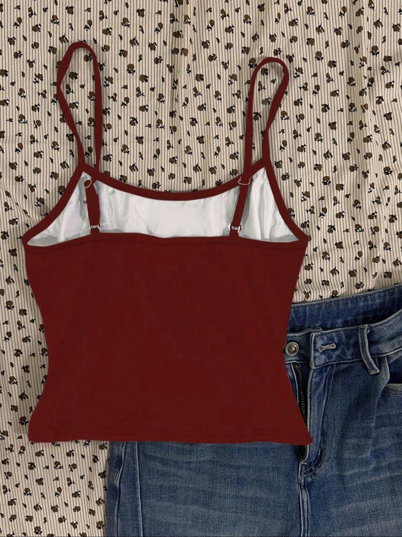 Vintage American Casual Slim-Fitting Skull Eagle Print Crop Top for Valentine's Day and Music Festival, Trendy Summer Vest for Women