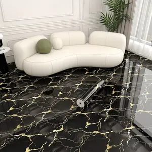 1 Roll 15.75in*118.11in Marble-Texture Self-Adhesive floor sticker, Vinyl floor panels, Waterproof Wallpaper for Floor Sticker, DIY Decor for Living Room, Bedroom and Bathroom, Marble Pattern Decorative Sticker.