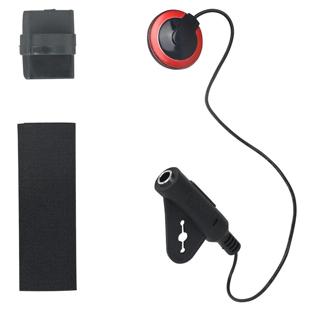 Guitar Pickup, Piezo Pickup Effects, Guitar Pickup Microphone, Guitar Accessories for Acoustic Electric Guitar, Bass, Mandolin, Banjo