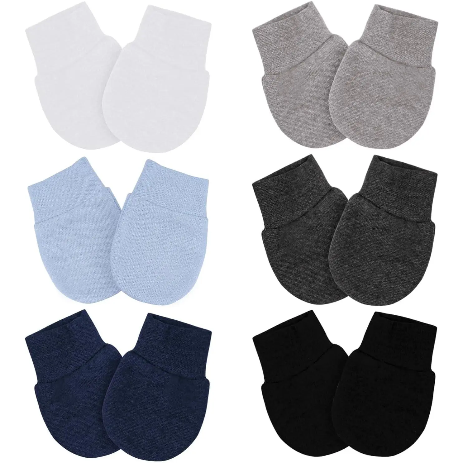 Baby Mittens No Scratch Mittens Infant Soft Gloves Mittens  0-6 Months Boys Girls