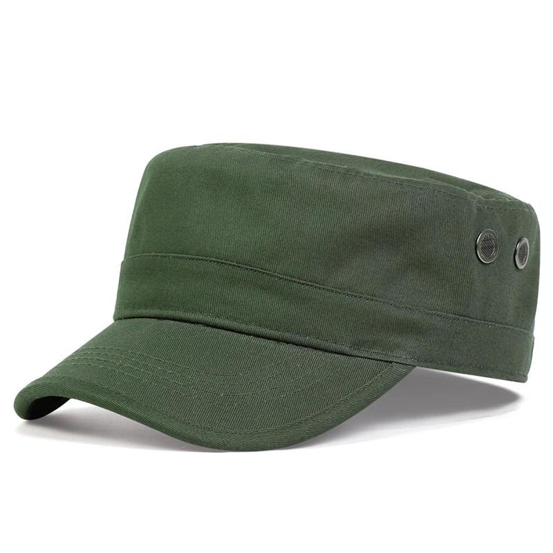 Unisex Camouflage With Pores Series Flat Top Baseball Caps Spring Autumn Sailor Hats Men Flat Top Captain Military Caps