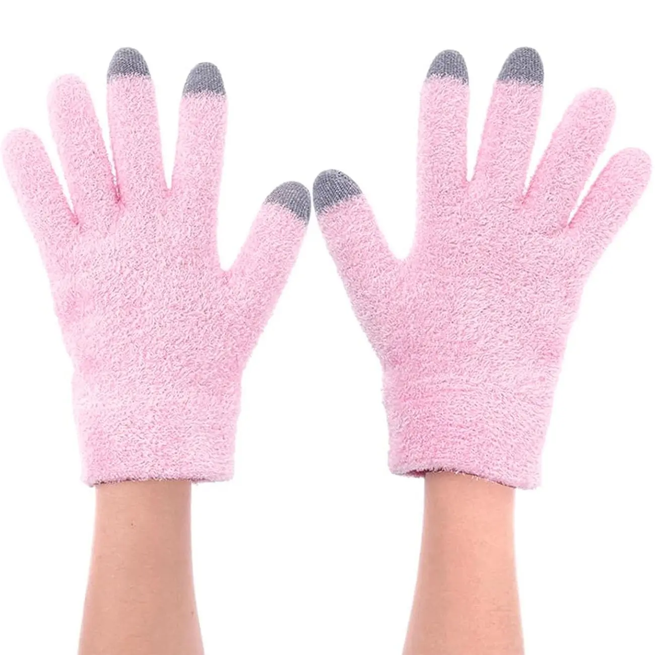 Moisturizing Gloves for Dry Hands, Silicone Gel Spa Hydrating Gloves, Women's Reusable Hand Care Gloves, Cracked Skin Relief & Treatment