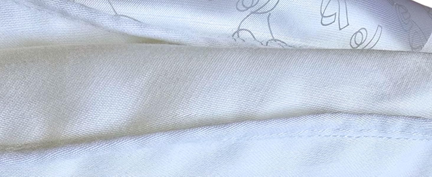 Toddler Duvet – 100% Viscose Derived from Bamboo Cover with Plush Fill – Soft, Breathable & Lightweight Child Duvet – 33x42 Inch