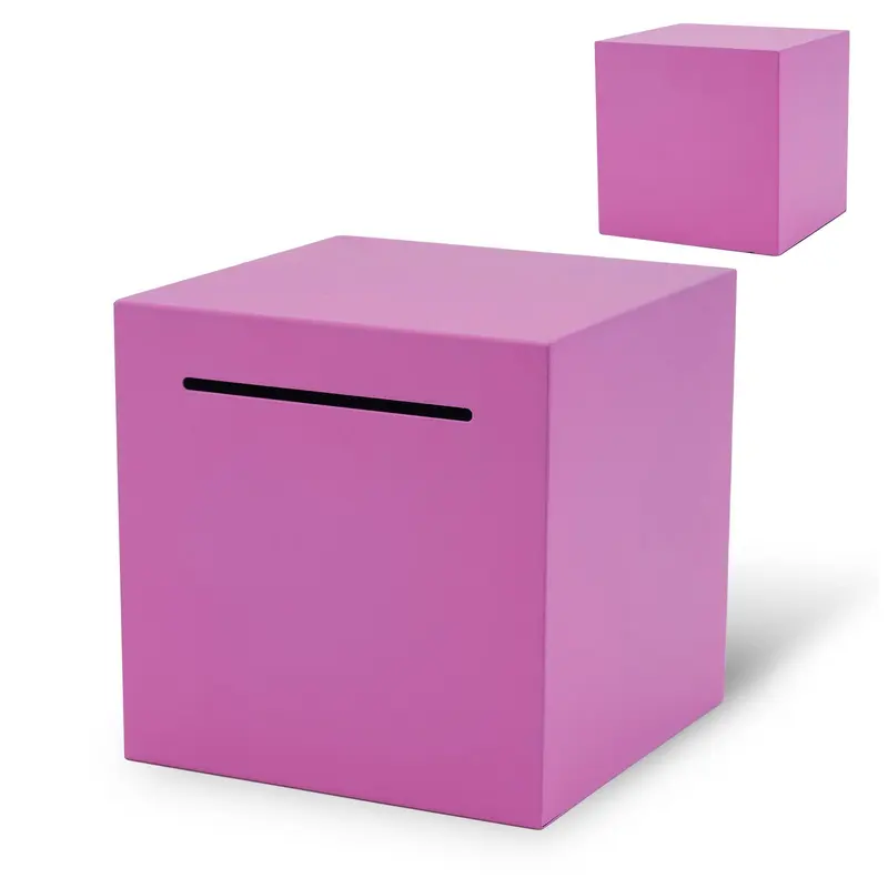 Solid Color Piggy Bank, Coins Saving Box, Coin Storage, Home Decor for Living Room, Bedroom, Office, School