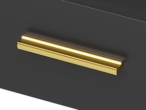 Sikaic 48.8" LED Lighted Makeup Vanity with Large Mirror & Charging Station Modern Black Dresser with 6 Drawers & Adjustable Shelves for Beauty Enthusiasts