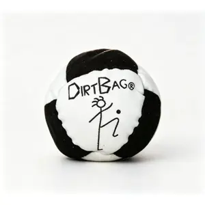 Dirtbag Tabi Style 8-Panel Sand Filled Synthetic Foot Bag, Portable Freestyle Kick Juggling Toy for Beginners Teens Adults Backyard Beach Travel