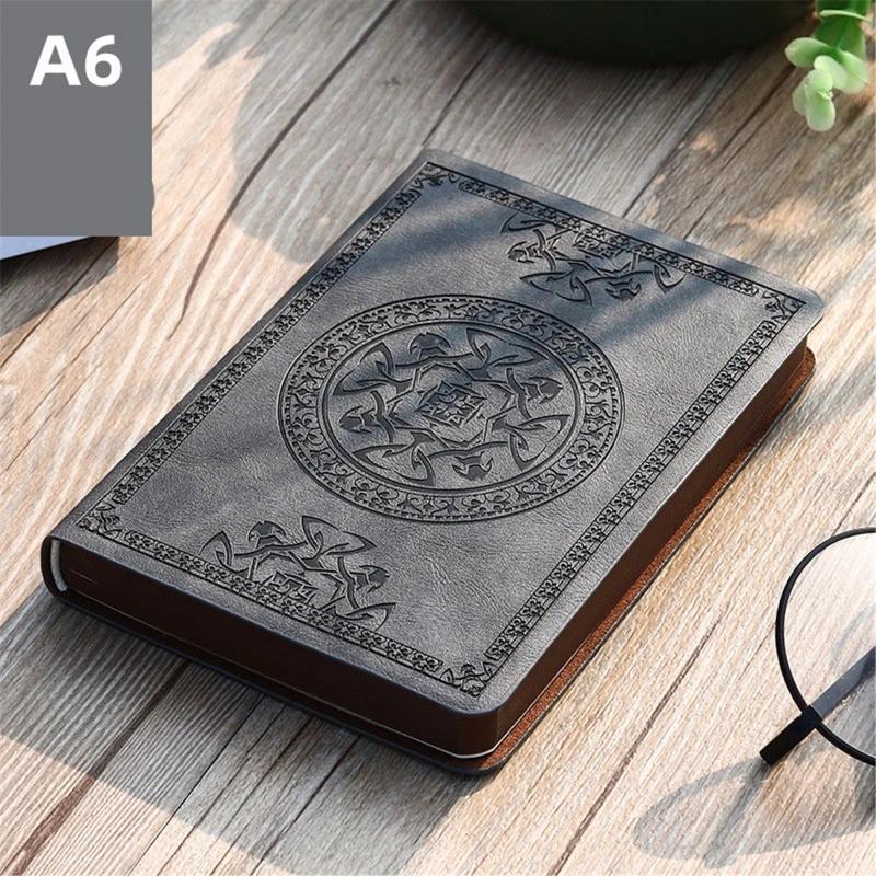 2025 New Portable Vintage Leather Notebook Diary Journal Stationery Gift Portable And Easy To Use