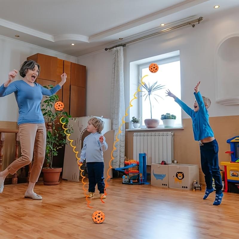 Super elastic space ball, perfect for children and adults, enhances hand-eye coordination. This bouncy ball is easy to grip and makes an excellent gift for occasions like Valentine's Day, New Year, Thanksgiving, Mother's Day, and more