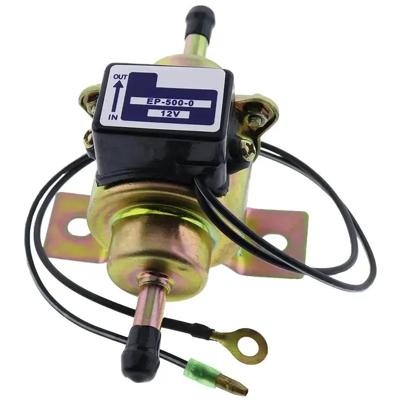FridayParts 12V Electric Fuel Pump 12585-52031 for Kubota Engine