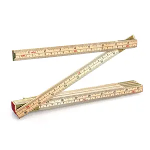 Folding  Rule, 6 FT 6 Inch Foldable Ruler with  and Metric Measurements for Carpenters