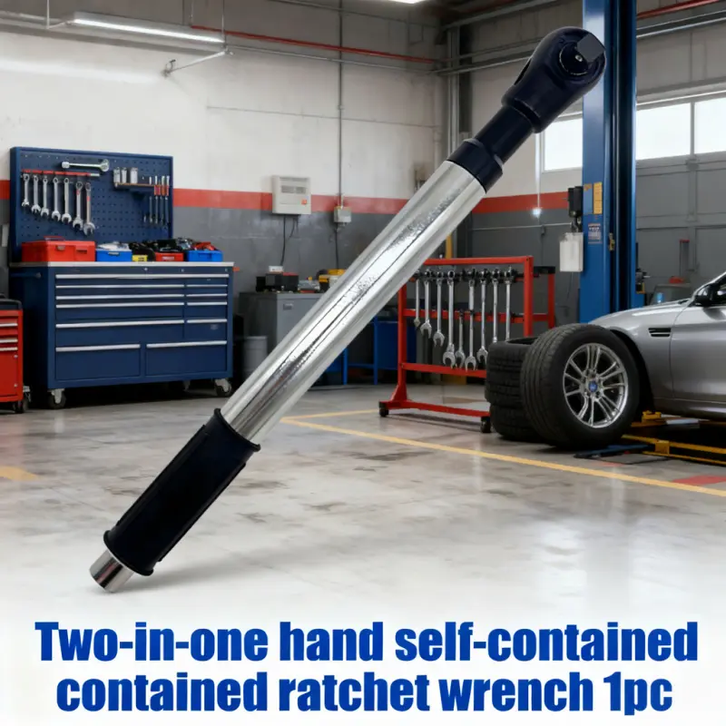 1/2" Square Drive Offset Extension Ratchet Wrench, Portable Impact Extension Bar with Free Wear Parts, Offset Extender for Tight Spaces, Auto Repair Tools & Furniture Assembly