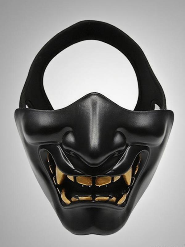 New Tactical Half-Face Mask, Halloween Ghost Face Costume, Outdoor Cycling Protection, Unisex Personalized Gear, Party Accessory