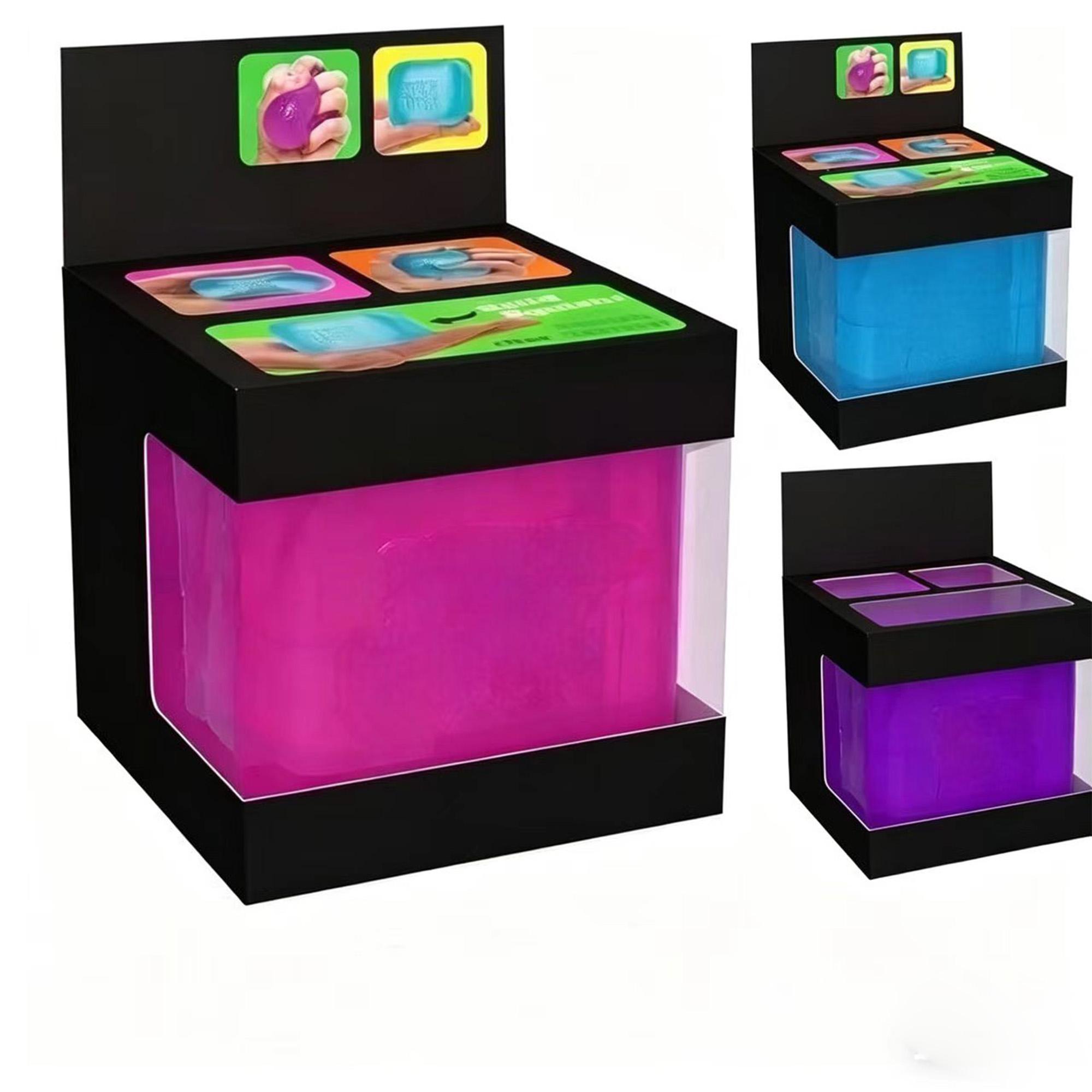 Squishy Toys, Stress Cubes, Fidget Toys, and Stress Balls for Kids and Adults-Squeeze Squishies for Anxiety and Stress Relief, Ice-Themed Squishy Cubes, Sugar Balls, and Sensory Toys.Nice Cube Cubes with Box