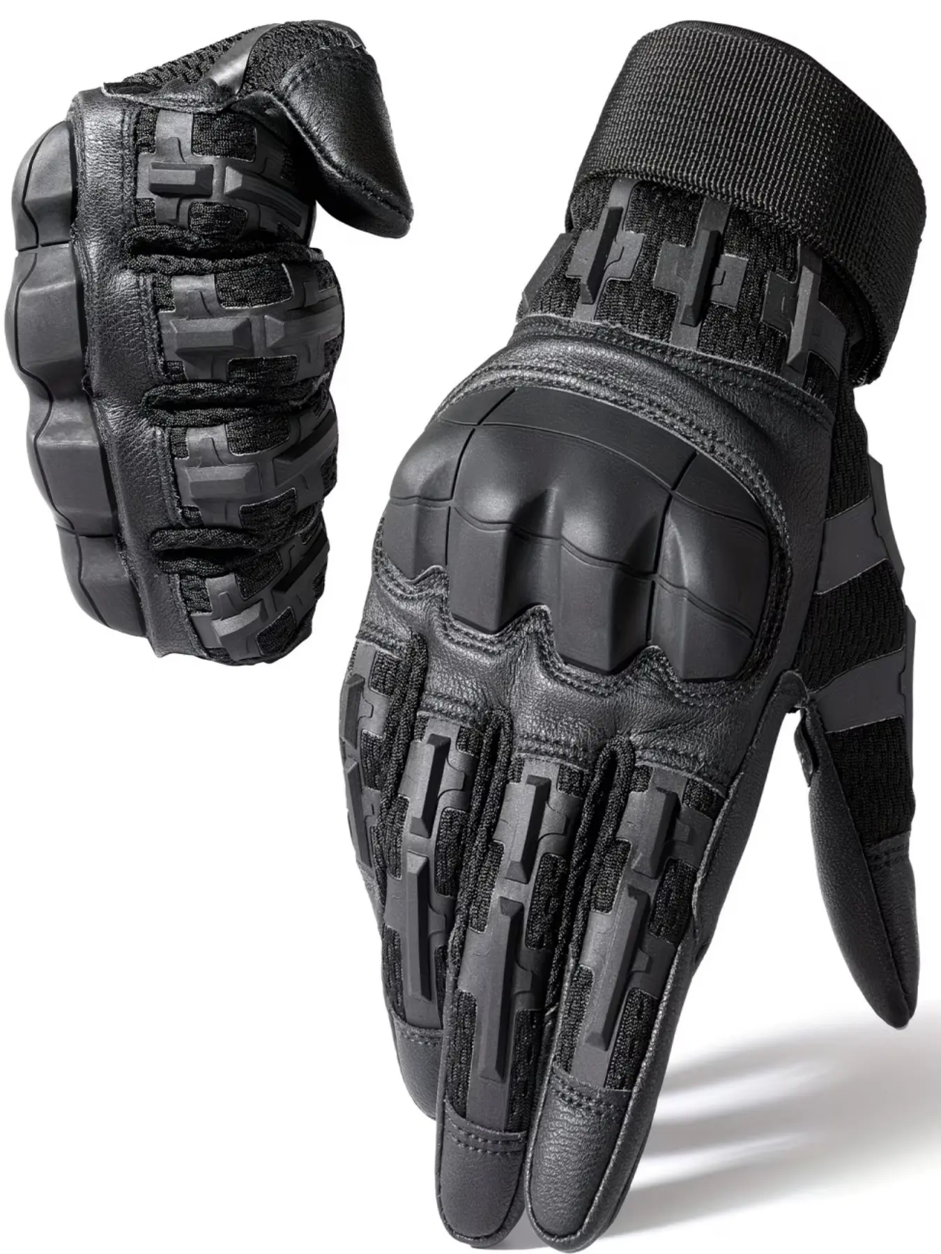 Men's Hard Shell Protective Gloves, Touchscreen Tactical Gloves, Outdoor Sports, Hiking, Trekking, All Seasons, Gift Idea