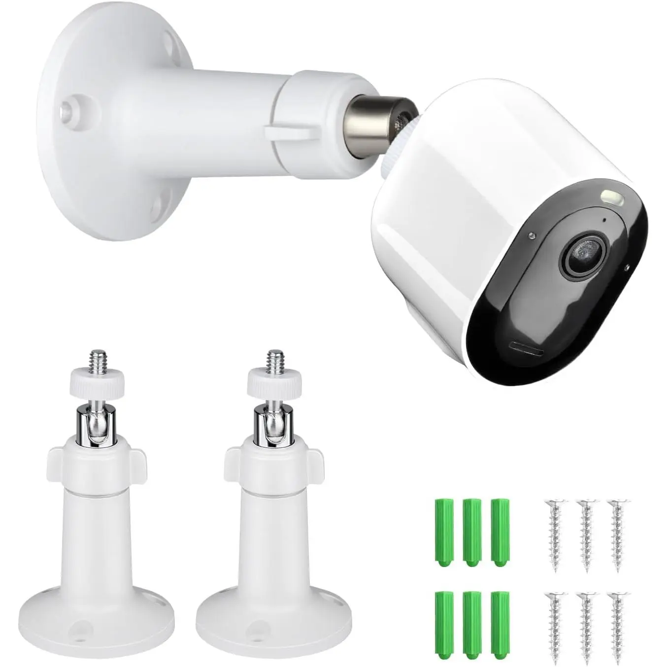 Wall Mount for   Camera,  Pro,  Pro 2,  Pro 3, Ultra,  Essential, eufyCam E/2C, Ultra/Ultra 2, & Others - Ring Stick Up Cam  with 1/4 Screw  (2pack)