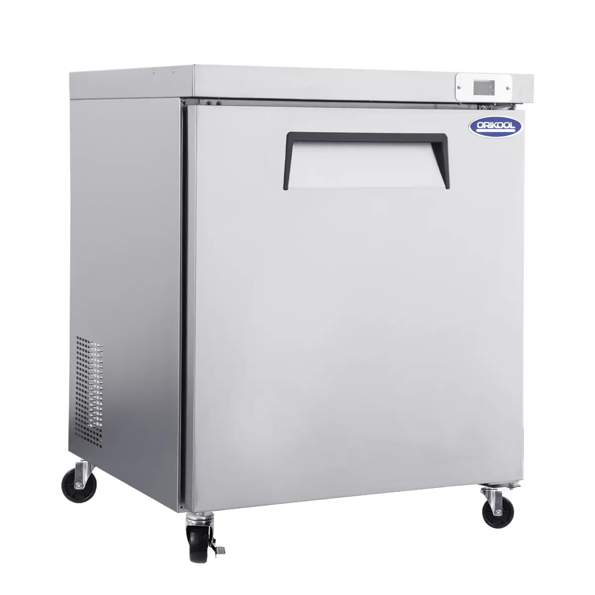 ARCH Orikool 29 Inch Commercial Undercounter Refrigerator 8 Cu.Ft Single Door with Smooth Casters ETL Listed for Restaurants Cafes Bars Pizzerias Kitchen Storage Beverage Cooler Stainless Steel, Home Furniture and Household Product Search Terms