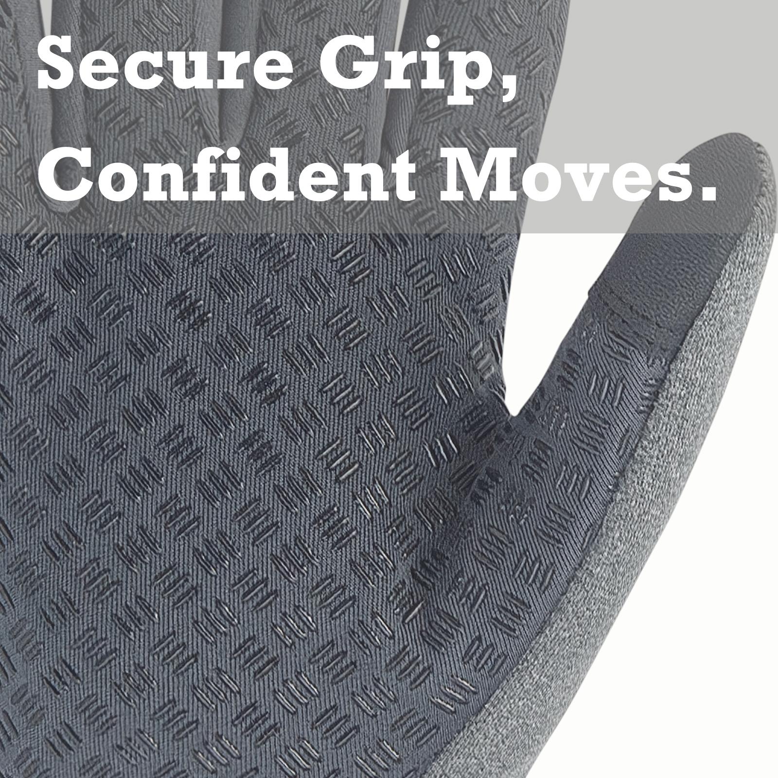 Outdoor Winter Gloves, Touchscreen andWindproof Full-Finger Gloves for Sports, Travel,and Daily Activities