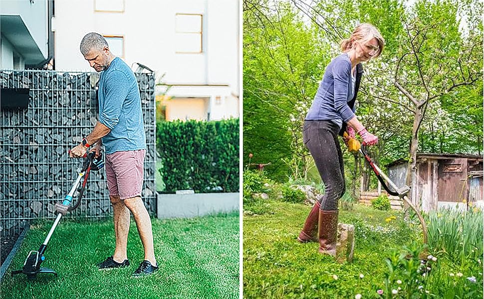 Ergonomic Trimmer Handle Grip for Weed Wacker Extension Handle, Ergonomic String Trimmer Handle Lawn Trimmer Grips with Bracket