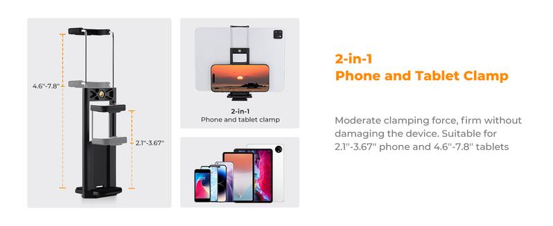 K&F CONCEPT 75 inch/190cm Camera Tripod,Lightweight Travel Outdoor DSLR Tripods with 360 Degree Ball Head Load Capacity 8kg/17.6lbs,Cellphone Clip and Remote Control for Smartphone S255A3+BH-36