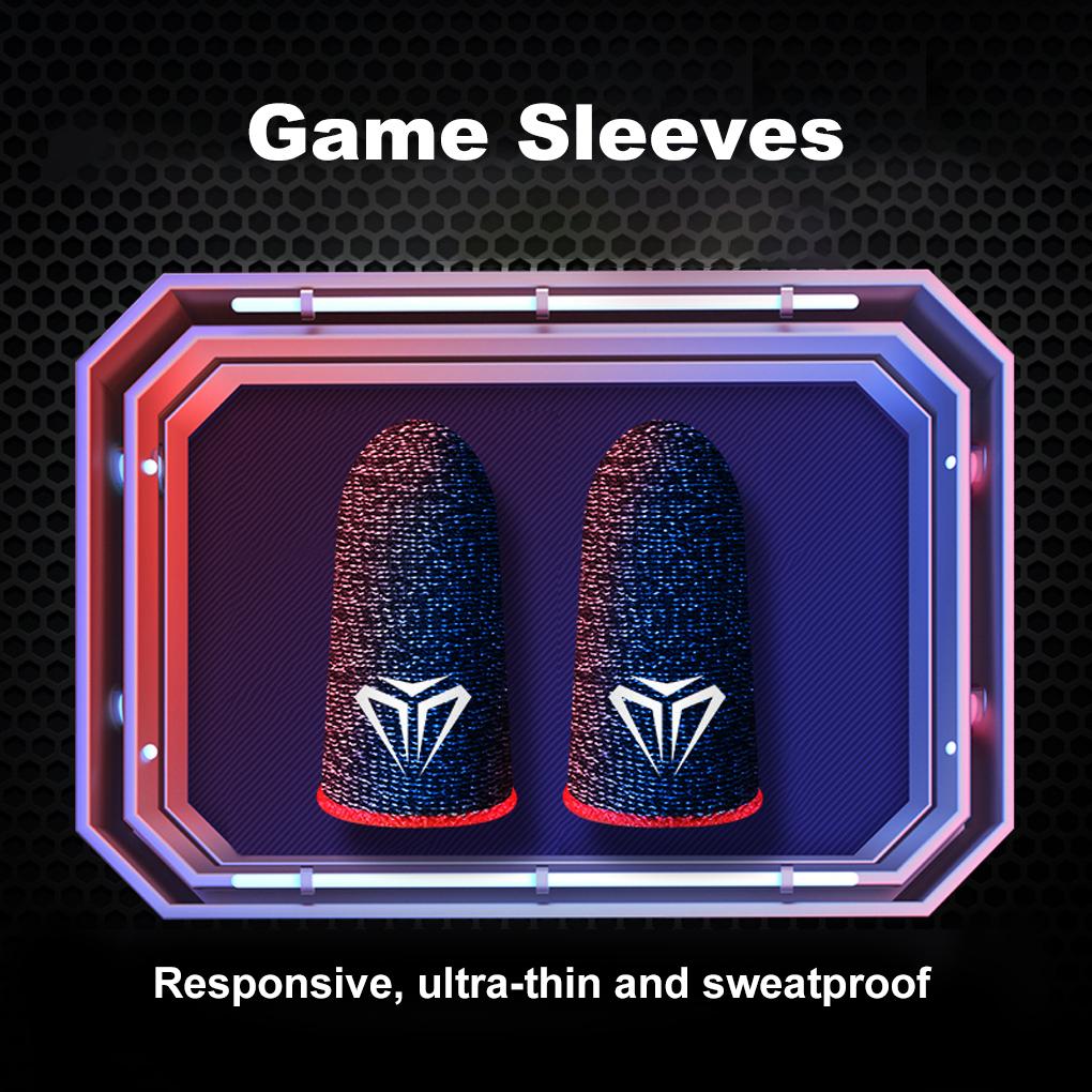 10pcs Mobile Game Fingertip Gloves For PUBG Gamer Sweatproof Anti-slip Touch Screen Finger Sleeve Breathable Gaming Finger Cover